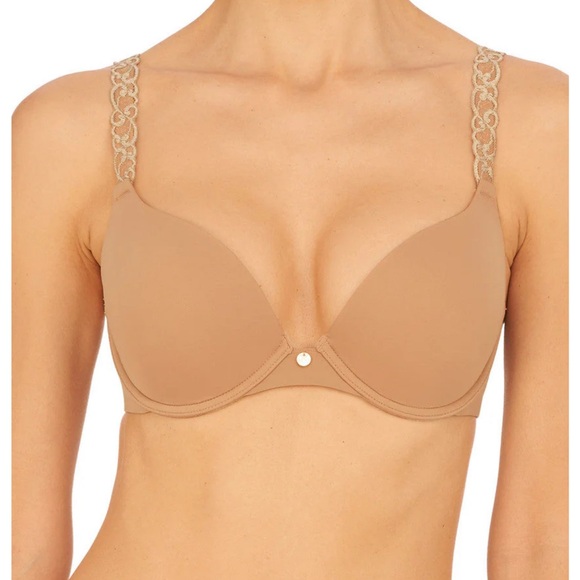 Natori Other - NWOT Natori Dark Tan underwire Bra with Lace Detail